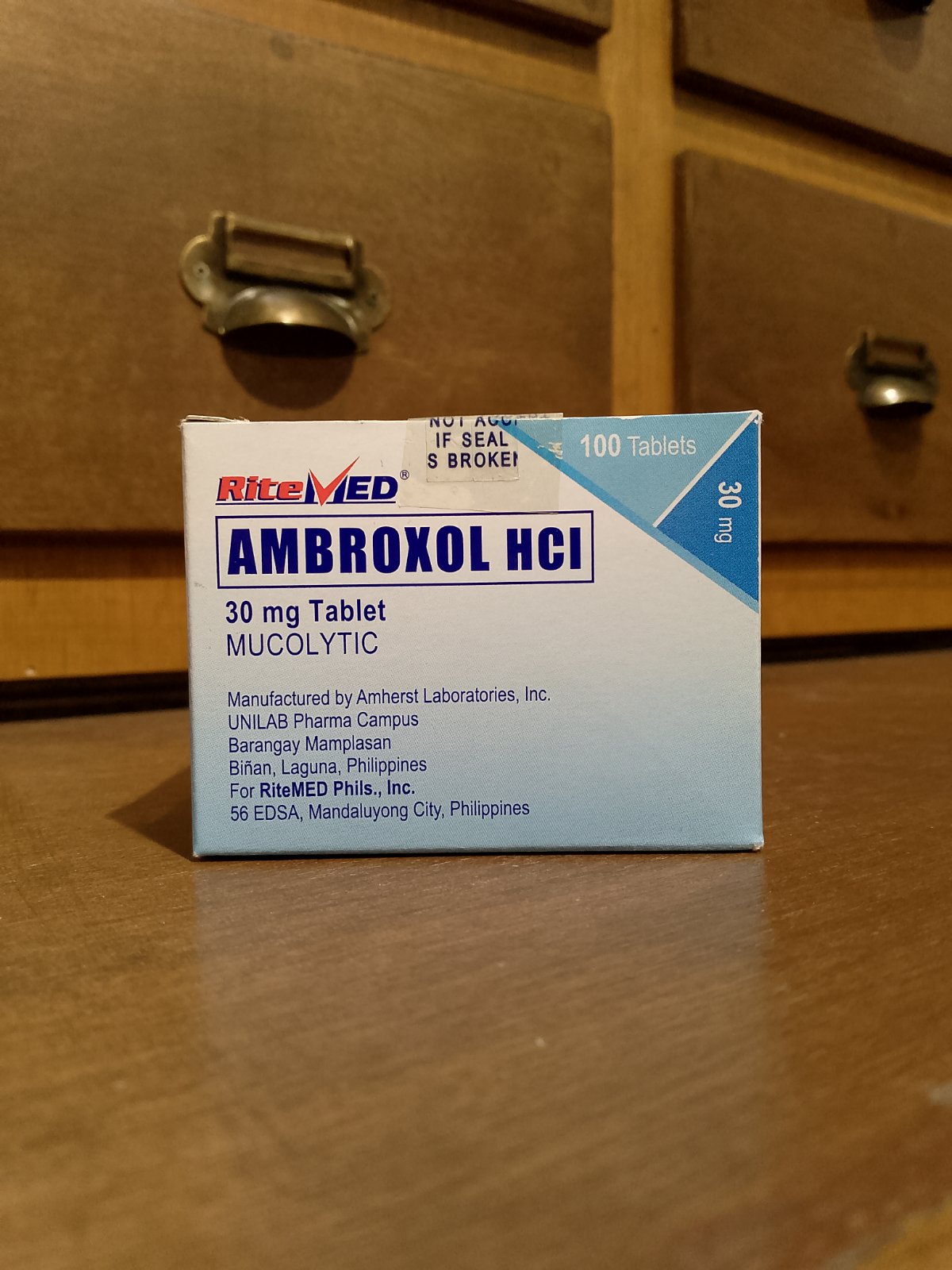 Ambroxol (Ritemed) 30mg Tablet