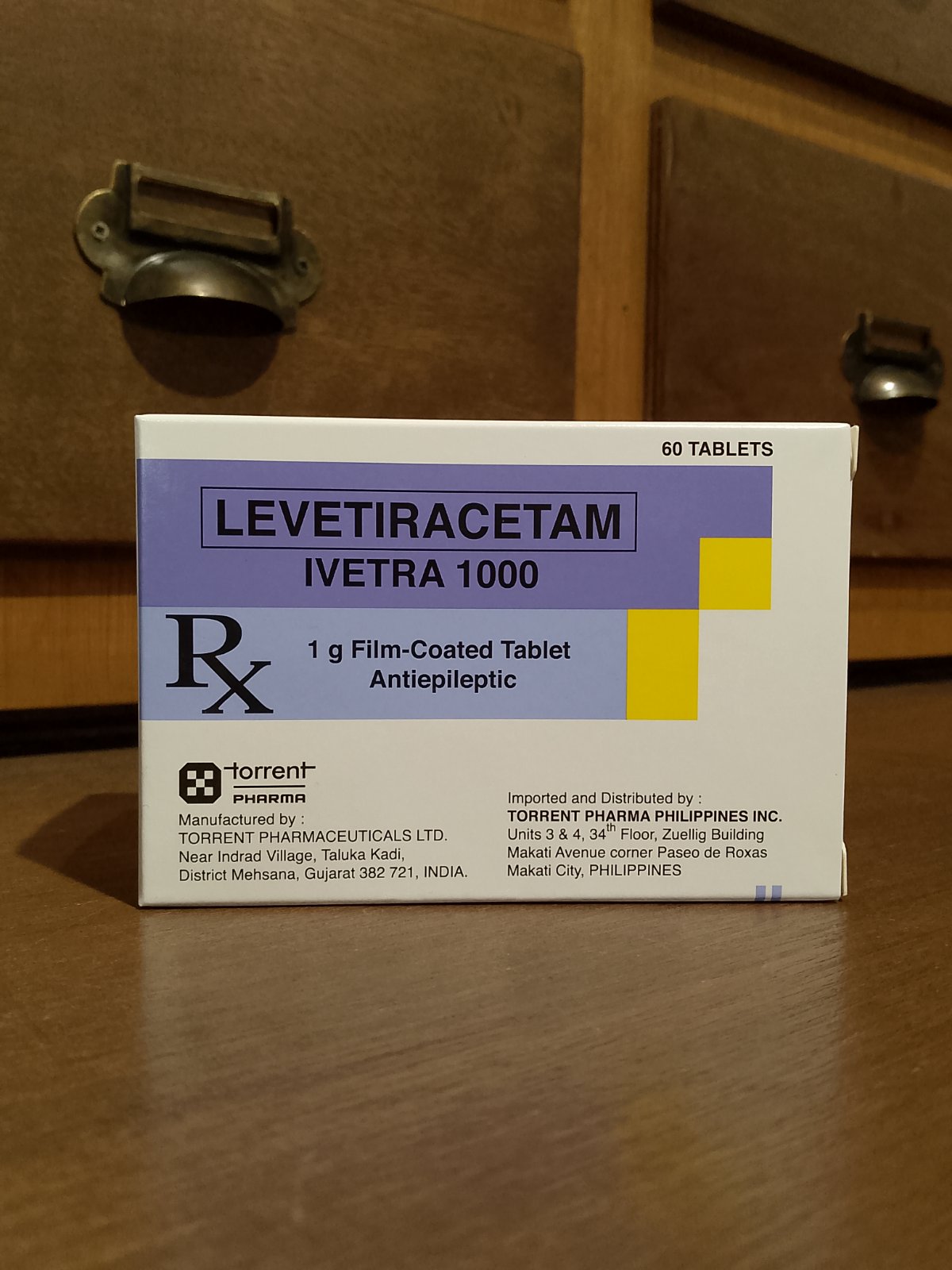 Levetiracetam (Ivetra) 1000mg Film-Coated Tablet