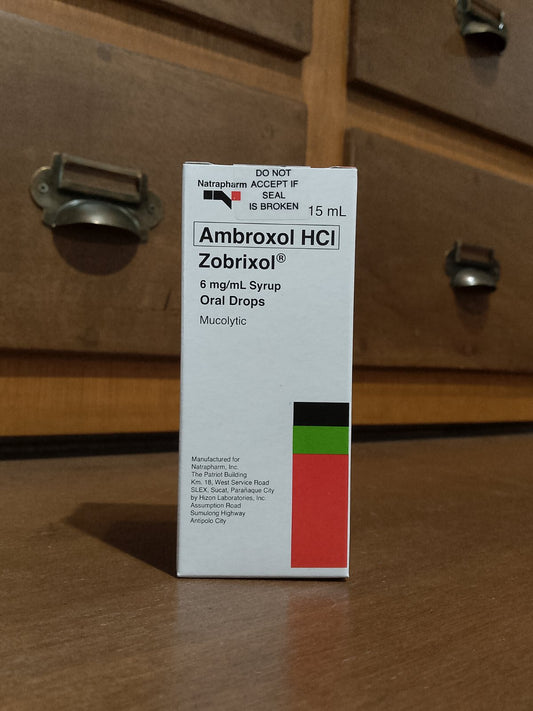 Ambroxol (Zobrixol) 6mg/mL 15mL Oral Drops