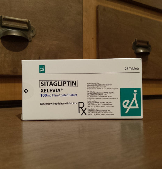 Sitagliptin (Xelevia) 100mg Film Coated Tablet