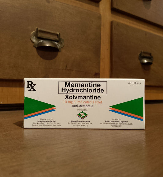 Memantine HCl (Xolvmantine) 10mg Film Coated Tablet