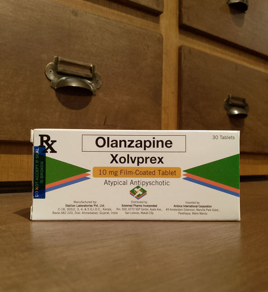 Olanzapine (Xolvprex) 10mg Film-Coated Tablet