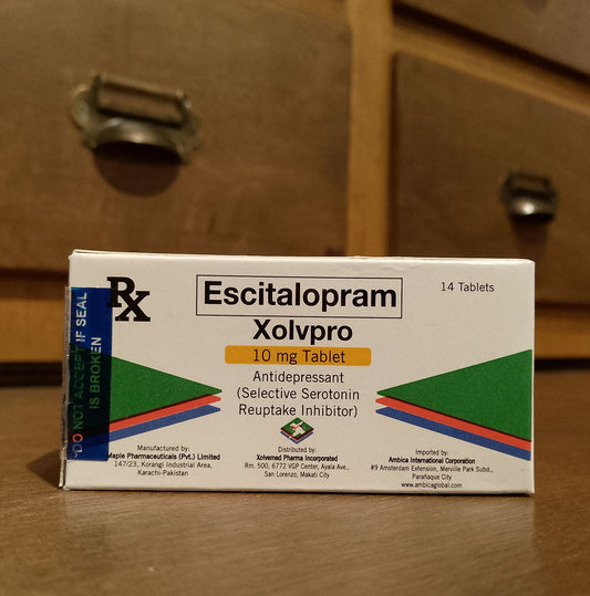 Escitalopram (Xolvpro)10mg Film Coated Tablet