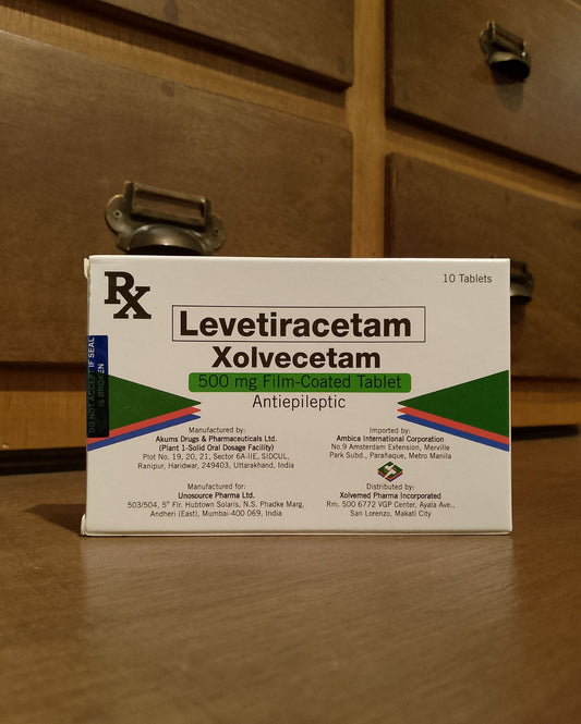 Levetiracetam (Xolvecetam) 500mg Film Coated Tablet