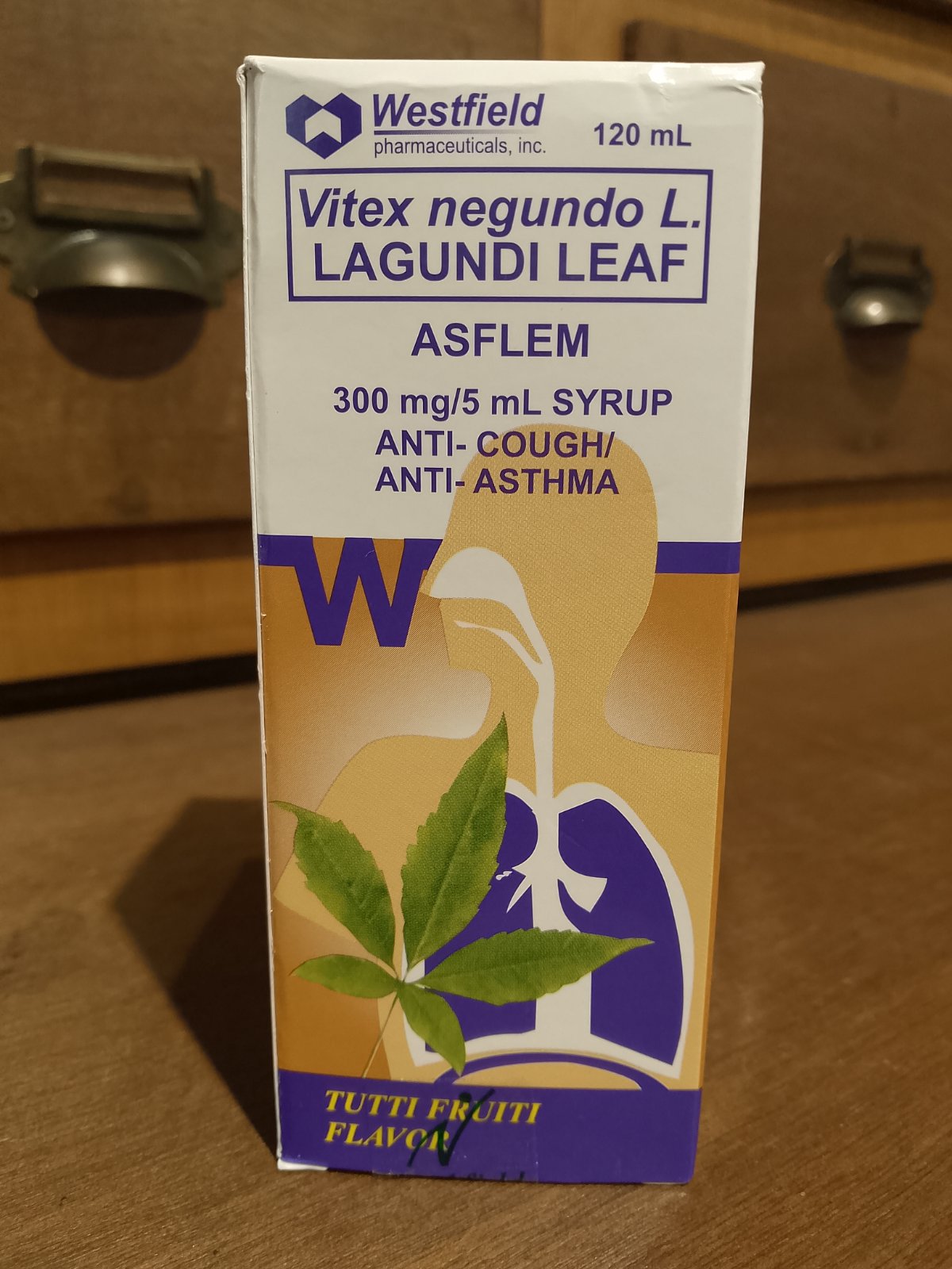 Vitex Negundo L. (Asflem) 300mg / 5mL, 120ml Syrup