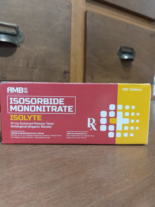 Isosorbide Mononitrate (Isolyte) 30mg Sustain Release Tablet