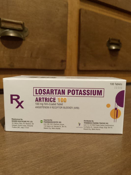 Losartan (Artrice-100) 100mg Tablet