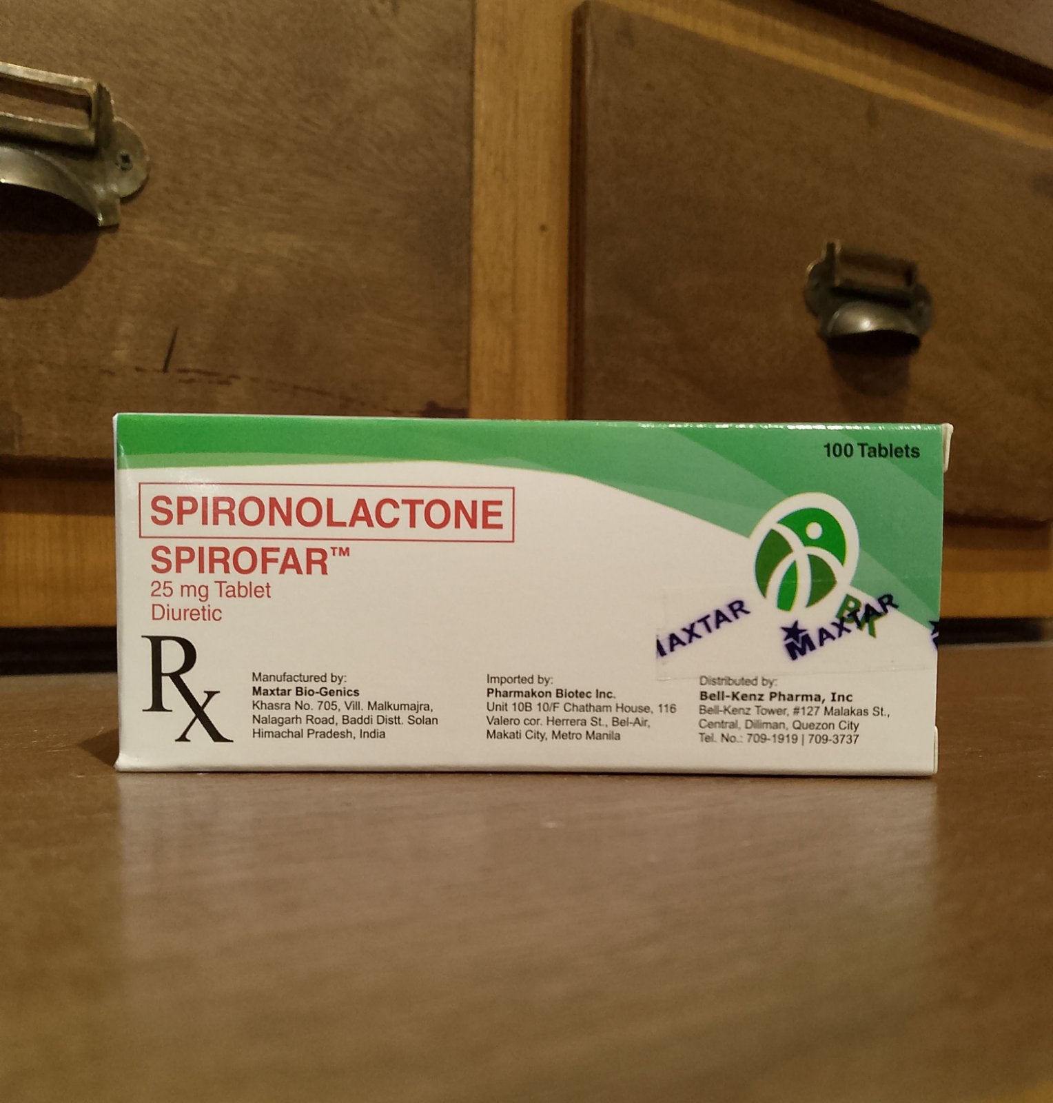 Spironolactone (Spirofar) 25mg Tablet – Meds for All