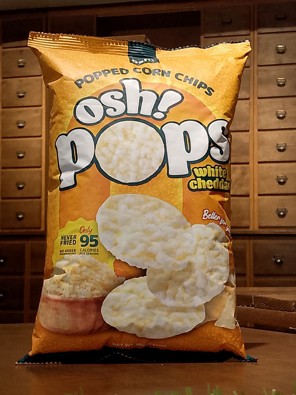 OSH Pops White Cheddar 80g