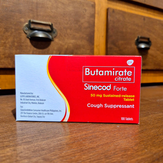 Butamirate Citrate (Sinecod Forte) 50mg Sustained Release Tablet