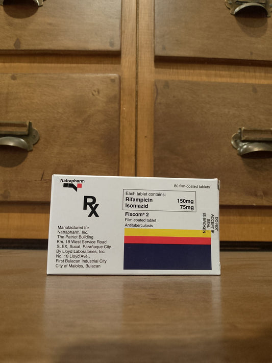 Rifampicin/isoniazid (Fixcom 2)150mg/75mg