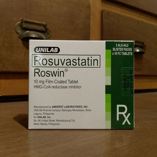 Rosuvastatin (Roswin) 10mg Tablet