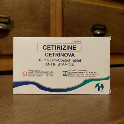 Cetirizine (Cetrinova) 10mg Film Coated Tablet