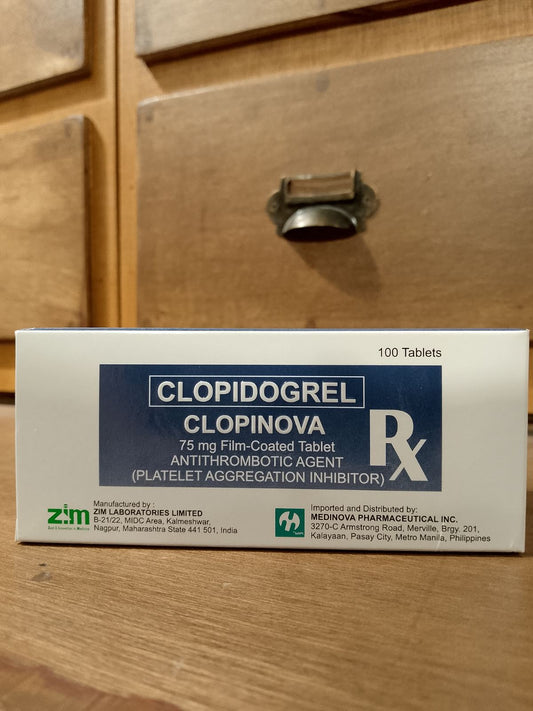 Clopidogrel (Clopinova) 75mg Tablet