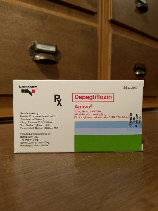 Dapagliflozin (Apliva) 10mg FC Tablet