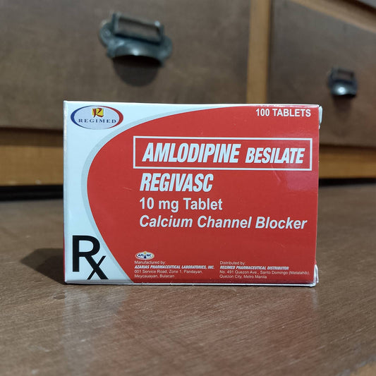 Amlodipine (Regivasc) 10mg Tablet